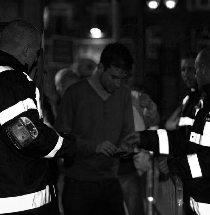 Door supervisors in London